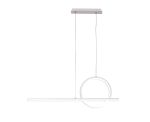 Kitesurf Loop Over Linear Pendant Dimmable, 30W LED, 3000K, 2400lm, White, 3yrs Warranty