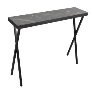 Data Console Table Dark Marble