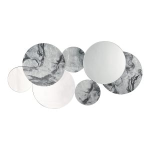 Meco Mirror Black Marble Effect Finish