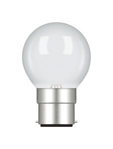 Golf Ball B22 Opal 25W Incandescent/T