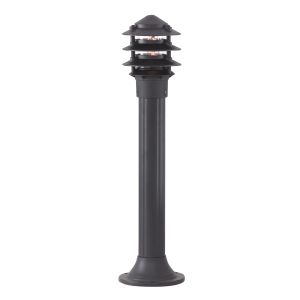 Outdoor Posts Lamp/Bollard/Black Pagoda 73cm Aluminium