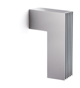 Arcade Wall Lamp 1 Light 2G7 IP44 Exterior Grey Aluminium/Synthetic