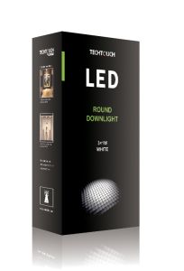 LED Adjustable Round Downlight 3x1W 30°