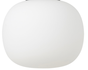 Reya Replacement Glass Medium Oval Frosted White