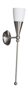Giselle Torch Low Energy Wall Light - Nickel