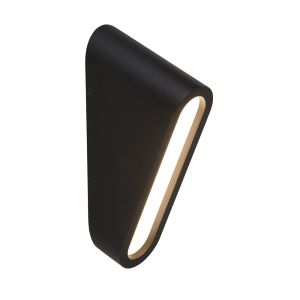 Dover 1 Light LED Integrated Outdoor Wall Light IP44 Black