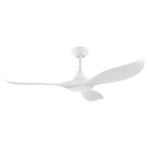 Cirali 52" White 5 Speed Reversible Ceiling Fan With 15W Integrated LED C/W Remote Control