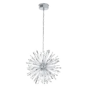 Vivaldo 21W G4 LED Pendant Polished Chrome With Crystal