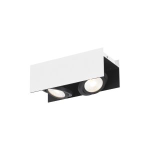 Vidago 2 Light LED Integrated, 10.8W, Double Insulated, 220V Spotlight Aluminium With White