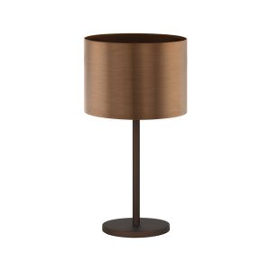 Saganto 1 1 Light E27 60W, Double Insulated, 220V Brown Table Lamp With Plastic