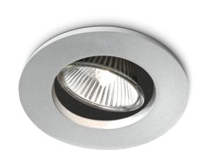 Agena GU10 Recessed Downlighter, Aluminium