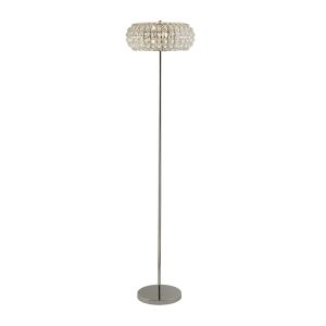 Searchlight 5819CC Marilyn 3 Light Floor Lamp Polished Chrome With Crystal Glass And Crystal Sand Diffuser Finish