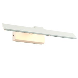 Sartre 1 Light Integral LED Matt White Wall/Picture Light