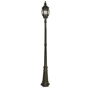 Bel Aire Outdoor Post Lamp 1 Light Black