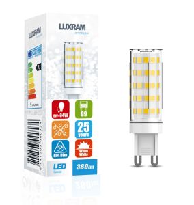 Pixy LED G9 Dimmable 4W 6000K Cool White, 350lm, Clear Finish, 3yrs Warranty