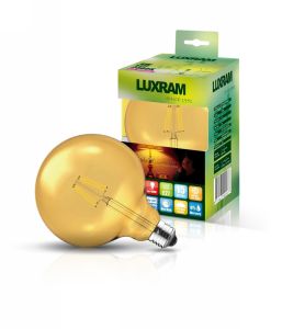 Value Vintage LED Globe 120mm E27 8W 2200K, 806lm, Gold Glass