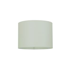 Cylinder 10 Inch Drum Shade In Taupe Cotton Fabric With Rolled Edge