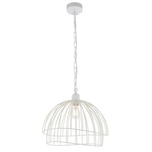 Jericho Trendy Matt White Wire Pendant Non-Electric Shade Only (Suspension Not Included)