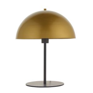 Hoxton 1 Ligth E27 Gold & Bronze Painted Table Lamp With Inline Switch