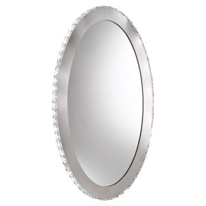 Toneria Iluuminated Integrated LED Mirror 36W Polished Chrome With Crystal