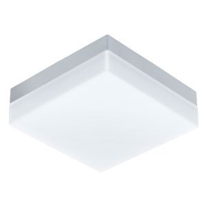 Sonella 1 Light LED Outdoor IP44 Wall Light/Flush White With Plastic Diffuser
