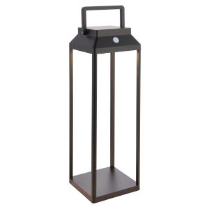 Linterna 1 Light 3.15W 230lm Black Solar Powered LED Integrated Outdoor IP44 Tall Table Lamp