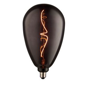 Wisp E27 4W 50lm Filament XL LED Bulb in Smoked Tinted Glass
