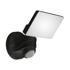 Pagino 1 Light LED Integrated Outdoor Ip44 Wall Light Black With Plastic