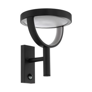 Francari 1 Light LED Integrated Outdoor IP44 Anthracite Wall Light With Plastic Diffuser