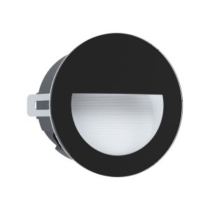 Aracena 1 Light LED Integrated Outdoor Recessed Light Plastic And Black IP65