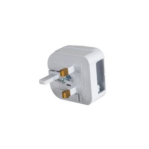 Additions 3A EU-UK White Flip Model Plug Converter