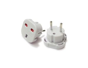 Additions 3A UK-EU White Plug Converter