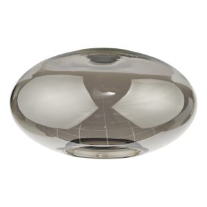 Aiden E27 Easy Fit Ovel Smoked Glass Shade (Shade Only)