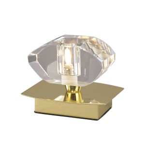 Alfa Small Table Lamp 1 Light G9, Polished Brass