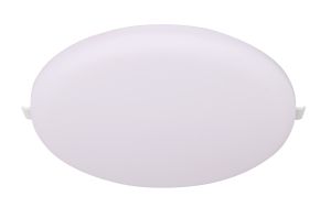 Algarve 220mm Round Downlight, 32W LED, 3000K, 2800lm, White, Cut Out 55-190mm, Driver Included, 3yrs Warranty