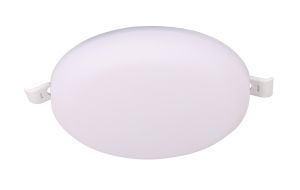 Algarve 120mm Round Downlight, 15W LED, 4000K, 1400lm, White, Cut Out 55-95mm, Driver Included, 3yrs Warranty