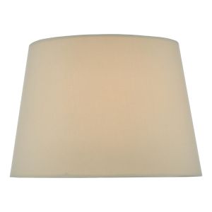 Alina E27 Taupe Faux Silk Tapered Drum Shade 26cm (Shade Only)