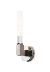 Amak 1 Light Wall, E27, IP44, Satin Nickel