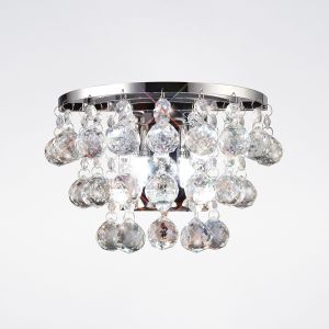 Atla Wall Lamp 2 Light G9 Switched Polished Chrome/Crystal