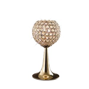 Ava Table Lamp 2 Light G9 French Gold/Crystal, NOT LED/CFL Compatible