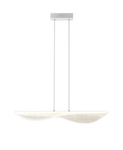 Bianca Pendant Dimmable, 50W LED, 3000K, 3000lm, White, Acrylic, 3yrs Warranty