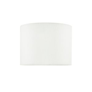 Boris E27 White Cotton 20cm Drum Shade (Shade Only)