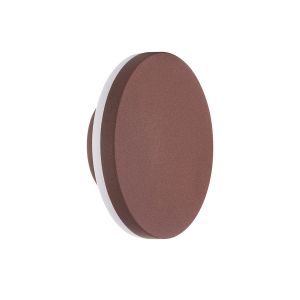 Bora Round Wall Lamp, 9.6W LED, 3000K, 720lm, IP54, Rust Brown, 3yrs Warranty