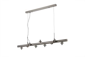 Cisko Linear Pendant Frame Only, 9 x G9, Satin Nickel