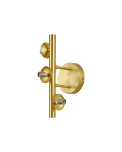 Cisko Wall Lamp Frame Only, 3 x G9, Satin Gold