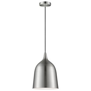 Magister 1 Light E27 Satin Nickel Adjustable Pendant