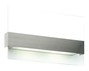 Brushed Steel Wall Lights - CRYSTAL226