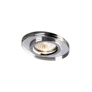 Crystal Downlight Oval Rim Only Clear, IL30800 REQUIRED TO COMPLETE THE ITEM, Cut Out: 62mm