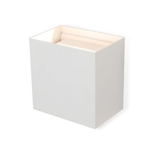 Davos XL Square Wall Lamp, 2x10W LED, 3000K, 1830lm, IP65, Sand White, 3yrs Warranty