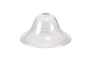 Davvid Smooth Bell 30cm Clear Glass (D), Lampshade